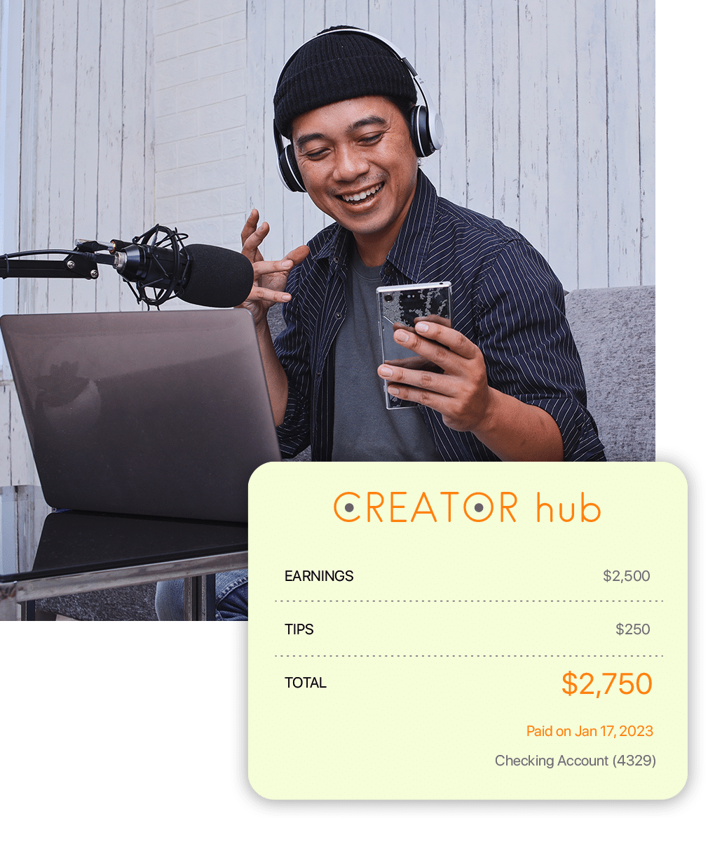 Creator payout 